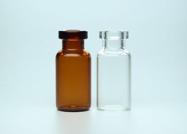Material transparente ou de Brown do tubo de vidro dos tubos de ensaio 2ml da capacidade de Borosilicate do vidro