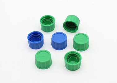 18 tampões de parafuso plásticos materiais dos PP dos dentes azuis/cor verde com tomada interna