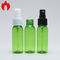 30ml de empacotamento cosméticos transparentes verdes parafusam tubos de ensaio superiores