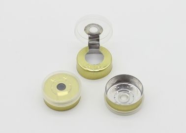 selos de alumínio dourados transparentes do tubo de ensaio de 20mm, selos de alumínio medicinais do friso