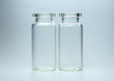 O padrão chinês 10ml cancela a garrafa vazia do pescoço do friso dos únicos tubos de ensaio de vidro da dose