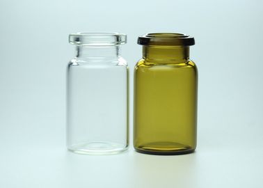 6ml cancelam ou os tubos de ensaio farmacêuticos ambarinos do tubo de vidro de Borosilicate