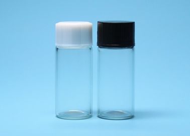 tubo de ensaio transparente do vidro de Borosilicate da linha de parafuso 10ml com tampa plástica