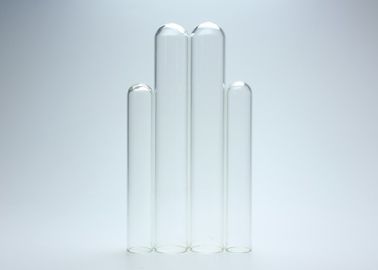 Tubos de ensaio de vidro minúsculos parte inferior redonda/lisa para o equipamento de laboratório