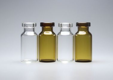 Frasco de vidro para injecção de 3 ml, transparente e âmbar