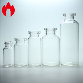 Cor transparente da capacidade dos tubos de ensaio 2ml 6ml 10ml 20ml do tubo de vidro de Borosilicate