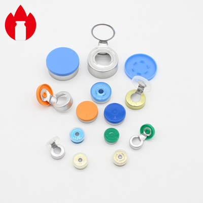 13mm 20mm 32mm Pharma Crimp Top Alumínio plástico rasgar de tapa