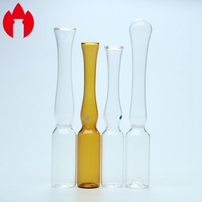 Ampolas de vidro vazias pequenas de 1 ml a 20 ml de capacidade para medicamentos injectáveis