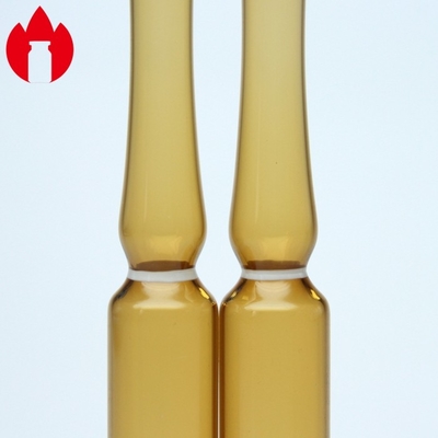 Ampola de vidro 1 ml-20 ml Ampola de vidro vazia, clara ou âmbar Pharma de injecção