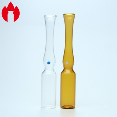 Ampola de vidro 1 ml-20 ml Ampola de vidro vazia, clara ou âmbar Pharma de injecção