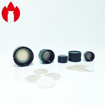 Capas de plástico de parafuso de 13 mm e 18 mm, em PP preto, com roscas