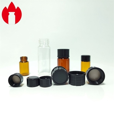 Capas de plástico de parafuso de 13 mm e 18 mm, em PP preto, com roscas