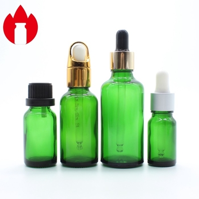 Frasco de vidro de óleo essencial cosmético vazio