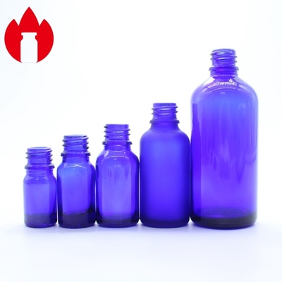 Frasco de vidro de óleo essencial cosmético vazio