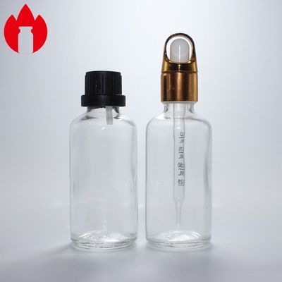 50 ml Frasco de Vidro de Óleo Essencial de Ambar Luminoso Azul Verde Cosmético