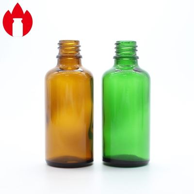50 ml Frasco de Vidro de Óleo Essencial de Ambar Luminoso Azul Verde Cosmético