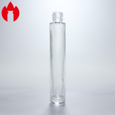 Botelha de vidro de perfume transparente de 10 ml com spray de bomba