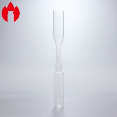 As ampolas de vidro farmacêuticas datilografam, recipiente da ampola transparente/cor de Brown