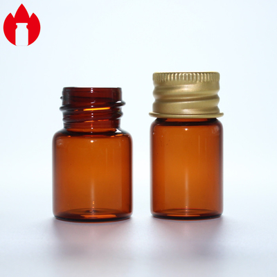 Vial de vidro do pescoço de 5 ml, com tampa de alumínio