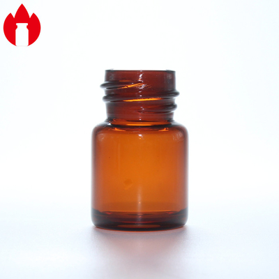 Vial de vidro do pescoço de 5 ml, com tampa de alumínio