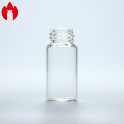 Vial de vidro transparente ou âmbar de 3 ml com tampa de gotas