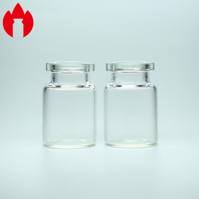 5ml farmacêuticos os tubos de ensaio de vidro cancelam ou dos mini Lyophilization ambarinos com tampão