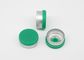 aleta médica verde plana do tampão do tubo de ensaio da injeção de 13mm fora dos tampões abertos fáceis