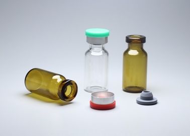 Frasco de vidro para injecção de 3 ml, transparente e âmbar