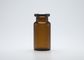 recipiente superior minúsculo ambarino do tubo de ensaio da garrafa de vidro de cal da soda da medicina 8ml