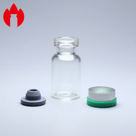 tubo de ensaio de vidro pequeno tubular do baixo Borosilicate 2ml vazio transparente