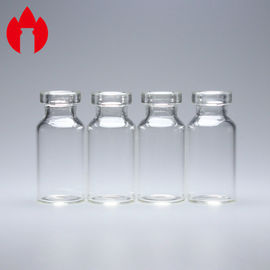 tubo de ensaio pequeno do vidro de Borosilicate da medicina 3ml transparente