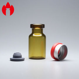 baixo tubo de ensaio ambarino do tubo de vidro de Borosilicate 2ml usado para a injeção