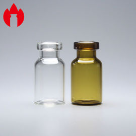 2ml cancelam e baixo o tubo de ensaio médico ou cosmético ambarino do vidro de Borosilicate