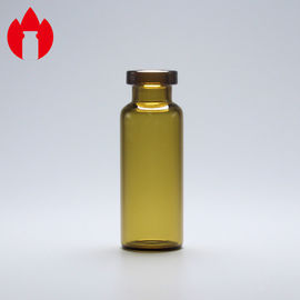 embalagem do tubo de ensaio do vidro de Borosilicate da farmácia do pescoço do friso de 4ml Brown baixa