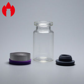 Tubos de ensaio medicinais transparentes personalizados do tubo de vidro de Borosilicate 5ml