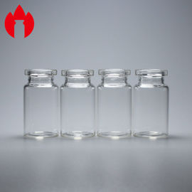 Tubos de ensaio medicinais transparentes personalizados do tubo de vidro de Borosilicate 5ml