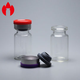 Frascos de vidro pequenos de 6ml para líquido injetável transparente