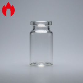 Frascos de vidro pequenos de 6ml para líquido injetável transparente