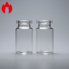 Tubos de ensaio medicinais transparentes personalizados do tubo de vidro de Borosilicate 5ml