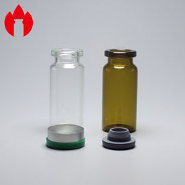 tubo de ensaio usado medicinal transparente ou ambarino de 10ml de Borosilicate do tubo de vidro