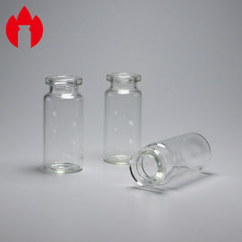 tubo de ensaio usado medicinal transparente ou ambarino de 10ml de Borosilicate do tubo de vidro