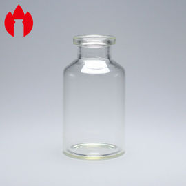 Tubo de ensaio medicinal do tubo de vidro da injeção transparente do padrão de ISO 20ml