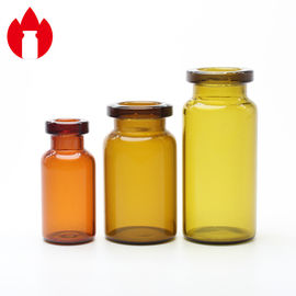 Tubos de ensaio medicinais padrão 2ml 5ml 10ml do tubo de vidro da parte superior do friso da injeção do PBF