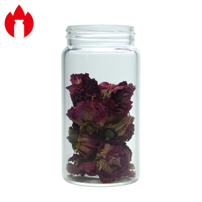 recipiente alto do frasco da garrafa de vidro do Borosilicate da boca larga de 50ml 100ml 150ml