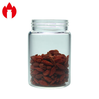 recipiente alto do frasco da garrafa de vidro do Borosilicate da boca larga de 50ml 100ml 150ml