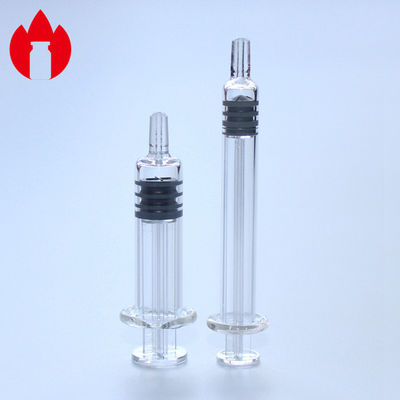 Seringa Cosmética Luer Lock, 1 ml Seringa pré- cheia 5.0 Material de vidro borosilicato neutro
