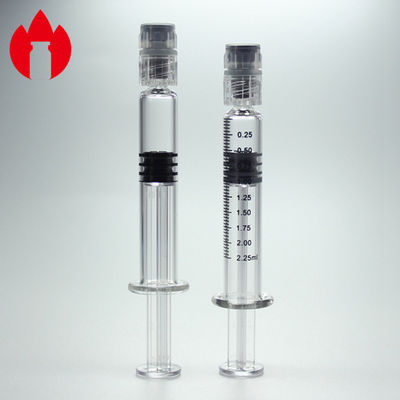 5,0 o vidro de Borosilicate do ponto morto preencheu a capacidade das seringas 2.25ml para médico
