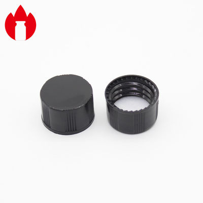 Tampas de rosca de plástico de 13mm personalizadas com junta de PE