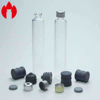 Capacidade neutra clara dos cartuchos 3ml do vidro de Borosilicate para o uso médico