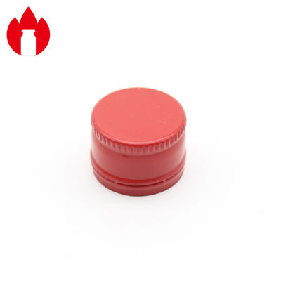 20 mm Red Screw Aluminium Ropp Caps com Gasket PE